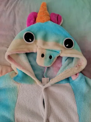 Disfraz Unicornio Arcoíris T. 7-9 años