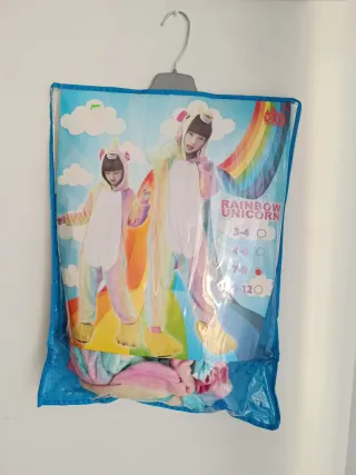 Disfraz Unicornio Arcoíris T. 7-9 años