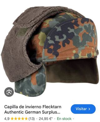 Gorra de Invierno Flecktarn