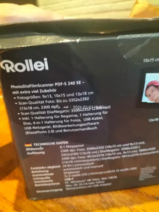 Rollei PDF-S 240 SE Escáner Fotos/Negativos