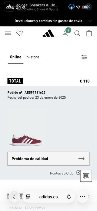 Adidas Gazelle granate