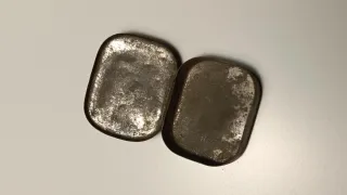 Cajita Antigua Agujas Gramófono La Voz de Su Amo