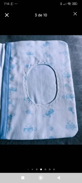 Neceser bebé porta toallitas, pañales y crema