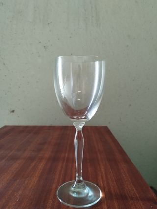 Juego de copas de cristal