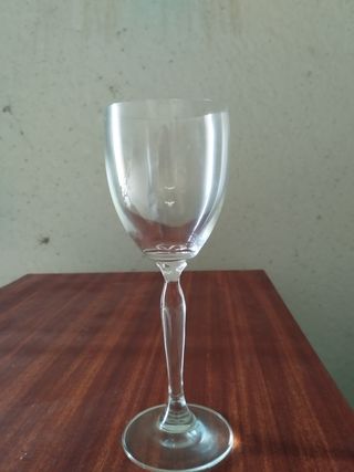 Juego de copas de cristal