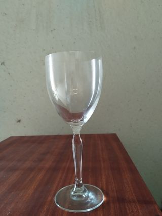 Juego de copas de cristal