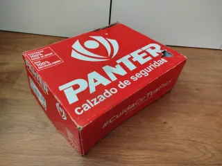 Zapatos de seguridad PANTER Beige/Negro