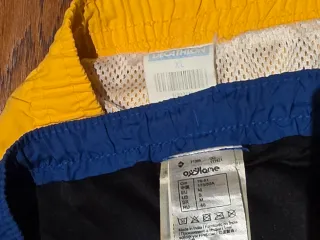 Coppia costumi uomo blu e giallo