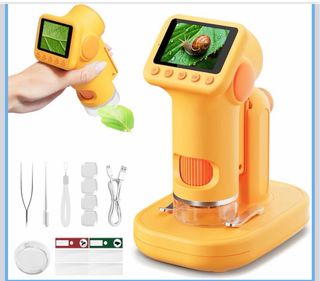 Microscopio Digital Portátil Amarillo