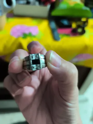 Anillo Plata con Piedra Azul