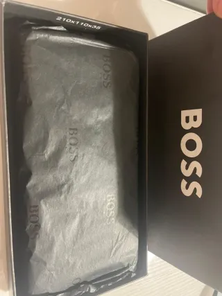 BOSS Anett Ziparound Portafoglio Marrone