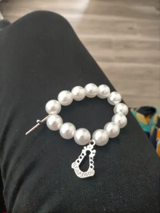 Pulsera Virgen del Rocío, Cruz, primera Comunión