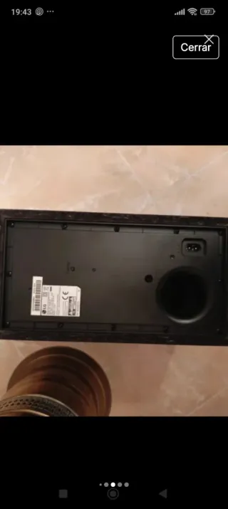 Subwoofer LG Negro