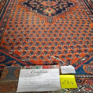 Tappeto Persiano Lana Rosso Blu