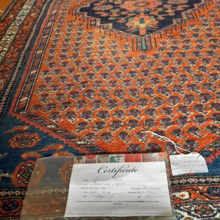 Tappeto Persiano Lana Rosso Blu