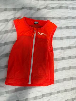 Chaleco esquí POCito niño Talla S Naranja