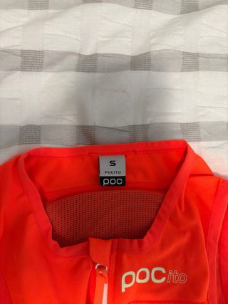 Chaleco esquí POCito niño Talla S Naranja