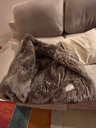 Giaccone montone scamosciato