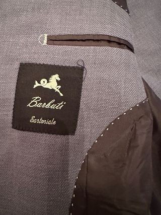 Giacca Barbuti uomo tg 54 colore carta da zucchero