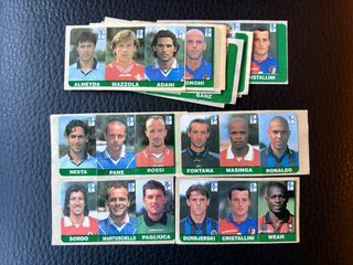 Lote cromos fútbol Ronaldo Nazario Inter de Milan