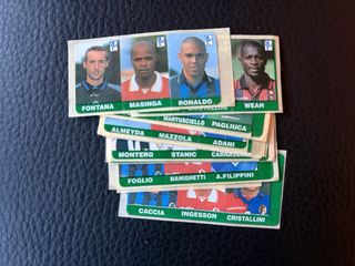 Lote cromos fútbol Ronaldo Nazario Inter de Milan