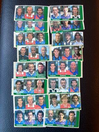 Lote cromos fútbol Ronaldo Nazario Inter de Milan