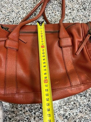 Borsa Calvin Klein in vera pelle color cuoio