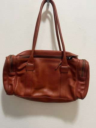 Borsa Calvin Klein in vera pelle color cuoio
