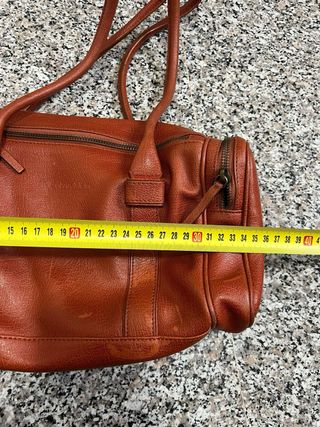 Borsa Calvin Klein in vera pelle color cuoio