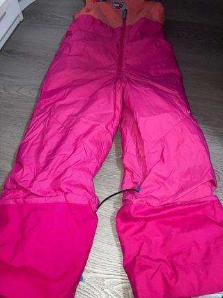 Mono de esquí rosa niña 5-6 años