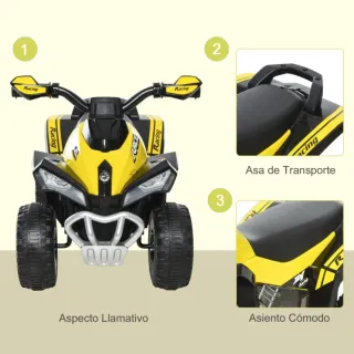 Quad correpasillos amarillo