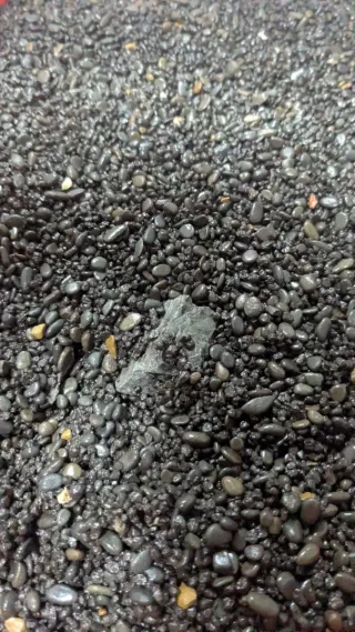 Grava negra para acuario