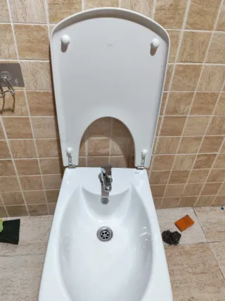 Bidé de porcelana blanco