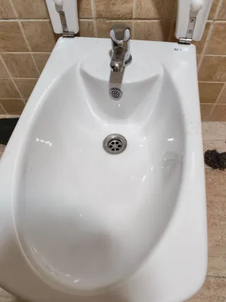 Bidé de porcelana blanco