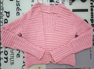 Cardigan Torerita Rosa Punto