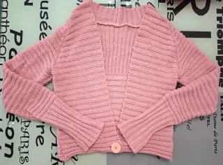 Cardigan Torerita Rosa Punto
