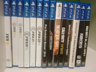 Pacchetto 14 Giochi PS4 (FIFA, Call of Duty, Uncharted)