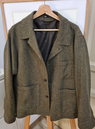 Chaqueta Zara Tweed Talla M