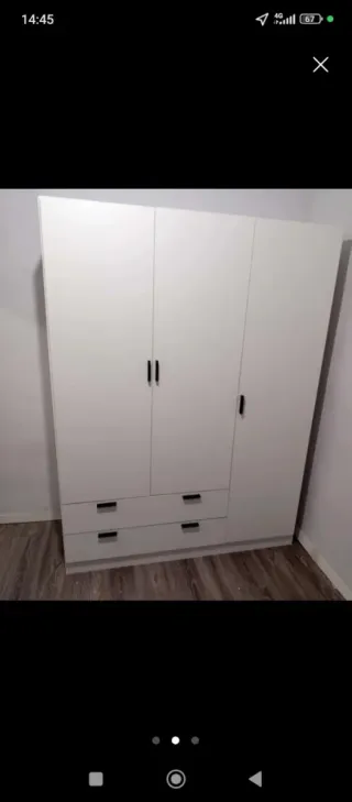 Armario 3 puertas madera