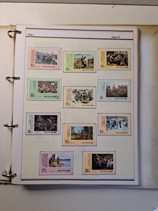 Colección de sellos de varios países