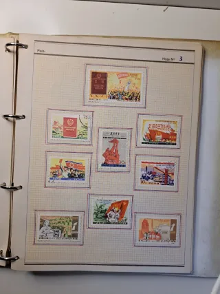 Colección de sellos de varios países