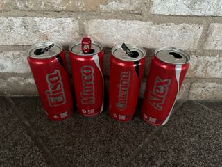 28 Lattine Coca Cola Nomi Ed. Limitata (tutte 12€)