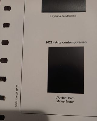 Suplemento Sellos Andorra Correos Español 2022