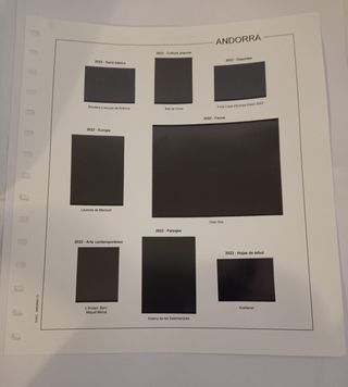 Suplemento Sellos Andorra Correos Español 2022