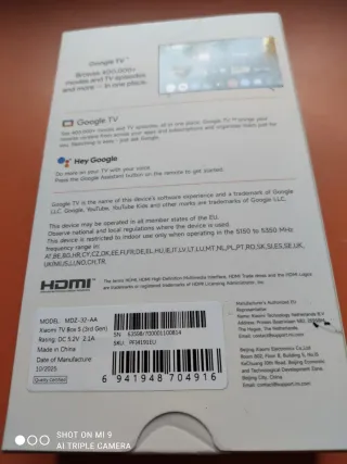 Xiaomi TV Box S 3ª Gen 4K Ultra HD