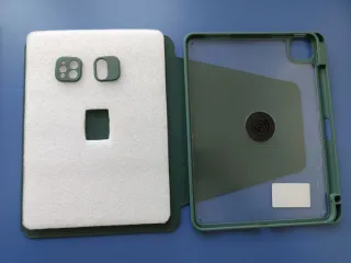 Funda iPad con soporte y portalápiz