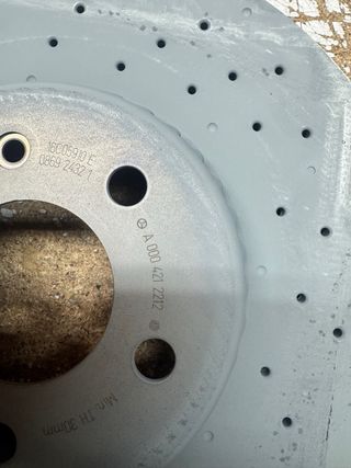 Jgo Discos Freno Mercedes W204 W205