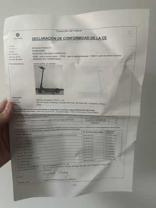 Patinete Eléctrico Xiaomi Mi S1