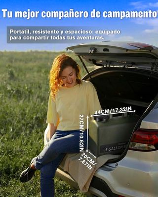 Ducha Portátil Camping Spopal Recargable