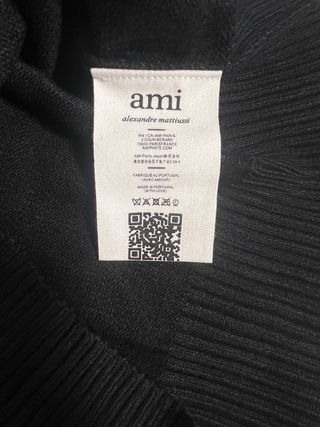 Jersey Ami Paris Hombre Negro